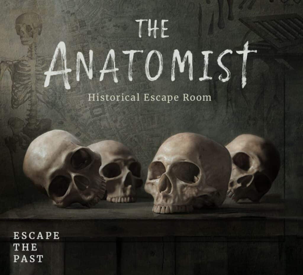 Historical Escape Room Skulls announce "The Anatomist," a room based in actual Edinburgh history, on e of the best escape rooms in Edunburgh.
